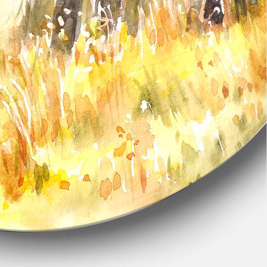 Designart - Bright Sunshine Through The Forest Trees IV